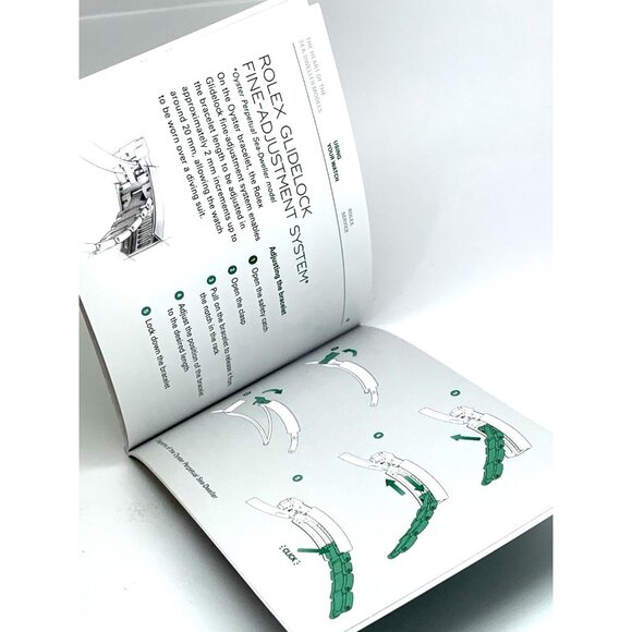 Authentic Rolex Oyster Perpetual Sea-Dweller Deepsea 2022 Green Booklet Manual - Picture 11 of 16